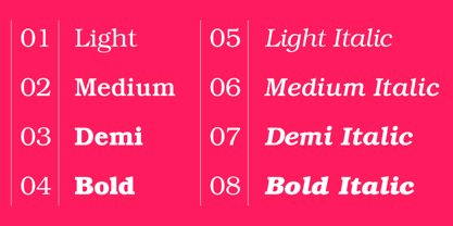 ITC Bookman Font Poster 5